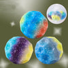 Colorful Bouncy Ball Parent-child Interactive PU Foam Ball Outdoor Toys(Middle Blue)