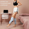 Home Constant Temperature Wireless Leg Massage, Style: Gray Single Hot Compress+Air Pressure+Vibration