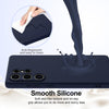 For Samsung Galaxy S25 Ultra 5G Shockproof Silicone Magsafe Phone Case(Navy Blue)