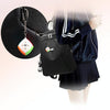 2 PCS Mini Keychain Magic Cube Decompression Toy Third-order Keychain Flat Version