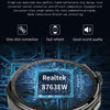 KT62 1.36 inch TFT Round Screen Smart Watch Supports Bluetooth Call/Blood Oxygen Monitoring, Strap:Steel Strap(Silver)