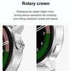 DT4 1.36 inch Silicone Watchband Color Screen Smart Watch(Black)