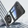 For Samsung Galaxy Z Flip6 360 Holder MagSafe Acrylic Hybrid TPU Phone Case(Black)
