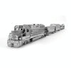3D Metal Assembly Model Train Drilling Cruise DIY Puzzle, Style:  Train Set