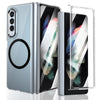 For Samsung Galaxy Z Fold3 5G lce Folding Series MagSafe Integrated Clear PC Phone Case(Black)
