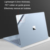 JRC 4 in 1 Top Cover Film + Full Support Film + Bottom Cover Film + Touch Film for Surface Laptop Go 12.4(Dark Space Grey)