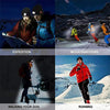 Outdoor Night Running Night Fishing LED Light Illumination Bluetooth 5.0 Knitted Hat (Navy Blue)