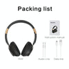 07S Folding Sports Computer Games Wireless Bluetooth V5.0 Headset with Mic (Black)