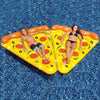 Inflatable Pizza Slice Shaped Floating Mat Swimming Ring, Inflated Size: 180 x 130cm