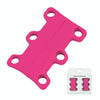Magnetic Shoelace Buckle Non Binding Shoe Lace Accessories, Size:S (Below 230mm)(Rose Red)