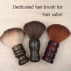 Hair Cut Broken Hair Duster Brush Solid Wood Soft Bristles Cleaning Brush Hairdressing Suppliess(S2 Brush)