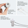 EP205 Portable Air Purifier Negative Ion Necklace Hanging Collar Purifier(Silver)