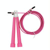 Steel Wire Skipping Skip Adjustable Fitness Jump RopeLength: 3m(Pink)