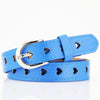 Dandali DC141 Women Pinching Belt Cutout Heart Belt, Length (cm): 95-115cm(Blue)