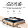 LOANIY Y22 Heart Rate Monitoring Smart Bluetooth Watch, Color: Black