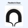 ENKAY Type-C to Type-C / 8 Pin 3A Elbow Expansion Spring Coiled Fast Chrging Data Cable, Length: 1.5m