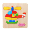 Children Educational Toy Wooden Cartoon Jigsaw Puzzle(Helicopter)