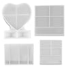 Heart-shaped Square Photo Frame Display DIY Silicone Mould, Spec: S (Rectangle)