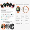 iW9 Ultra 2.04 inch Screen Smart Call Watch, BT Call / Heart Rate / Blood Pressure / Blood Oxygen(Orange Gold)