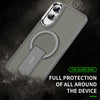 For Samsung Galaxy S25 Ultra 5G Acrylic Hybrid TPU MagSafe Holder Phone Case(Dark Night Purple)