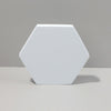 18 x 2cm Hexagon Geometric Cube Solid Color Photography Photo Background Table Shooting Foam Props(White)