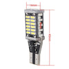 2PCS T15 6W 30-SMD 4014 6500K 900LM White Light Decoded Error-Free LED Car Backup Lamp