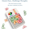 Q2 Tangram Hualongdao Geometry Puzzle Electronic Puzzle Transformation Toy(White)