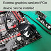 5pcs NGFF M.2 Rotor PCI-E Channel USB3.0 Transfer Card Graphics Extension Transfer(Black)
