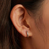 S925 Sterling Silver Snake Texture Ear Buckle Women Earrings