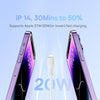 Baseus Pudding Series 20W Type-C to 8 Pin Fast Charging Data Cable, Length:1.2m(White)