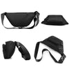WEPOWER Leisure Sports Outdoor Mesengers Bag Large Capacity Chest Bag(Black)