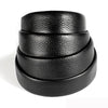 Men Casual Cow Leather Belt Waistband, Length: 130cm(Black)