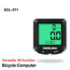 SUNDING SDL-571 LCD Digital Display Bicycle Computer Wired Waterproof Cycle Odometer Bike Speedometer Stopwatch Riding Accessories Tools