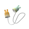 KD201 Portable Lamp Hanging Neck Reading LED Night Light, Style: Bunny (Green+Yellow)