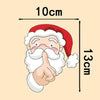 Santa Claus Elk Car Window Decorative Stickers Car Side Window Bumper Decal, Model: C Model 13 x 10cm
