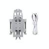 For DJI Mini 3 STARTRC LED Light Folding Anti-fall Heightened Landing Gear Training Rack (Grey)