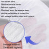 20pcs Paste Portable Waterproof Non-woven Disposable Toilet Seat Cover(White)