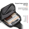 OUMANTU 903 Oxford Cloth Chest Bag Business Casual One-shoulder Crossbody Bag(Black)
