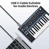 USB-C / Type-C to USB-B BM Printer MIDI Keyboard Adapter Cable, Length:1.8m
