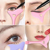 Eye Makeup Aids Silicone Multifunctional Eyeliner Drawing Aid(Color Random Delivery)