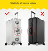 28 Inch Rimless Transparent Waterproof PVC Trolley Suitcase Cover Dustproof Protective Cover