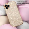For iPhone 13 Pro Max Electroplating Star Diamond CD Texture Lens Ring Phone Case(Silver)