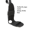 Yoga Stretch Trainer Rehabilitation Correction Belt Foot Drop Stretcher(Black One Size)