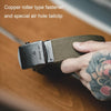Maden TSS2107088 No-hole Elastic Braided Belt Single-loop Fast Take Off Casual Pants Belt(Carbon Black)