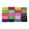 20pcs / Pack Girls Kids Rubber Bands Ponytail Holder Elastic Hair Bands(Dark Five Colors)