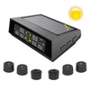 Car Solar Wireless Tire Pressure Monitoring System TPMS 6 External Sensors for 6-wheel Truck Bus