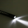 5 PCS Mini Pocket Penlight Torch Light LED Flashlight Mouth Ear Care Inspection Lamp(Silver)