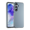 For Samsung Galaxy A55 5G Frosted Translucent TPU Hybrid PC Full Coverage Phone Case(Dark Blue)