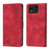 For Asus Zenfone 11 Ultra Skin Feel Embossed Leather Phone Case(Red)