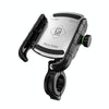 Kewig M8S Bicycle Aluminum Navigation Mount Outdoor Cycling Cell Phone Holder(Silver)